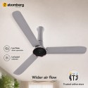 Atomberg Studio Ventra BLDC Ceiling Fan 1250MM | Urban Chrome 