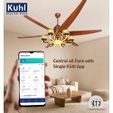 Khul Centurai 6 Ceiling BLDC Fan 1670MM Teak Wood