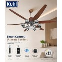 Khul Centurai 6 Ceiling BLDC Fan 1670MM Teak Wood