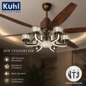 Khul Centurai 6 Ceiling BLDC Fan 1670MM Teak Wood