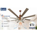 Khul Centurai-8 Ceiling BLDC Fan 1800MM Teak Wood Khul Centurai-8 Ceiling BLDC Fan 1800MM Teak Wood