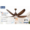 Kuhl Luxus C5 BLDC Ceiling Fan 1320 MM Teak Wood Kuhl Luxus C5 BLDC Ceiling Fan 1320 MM Teak Wood