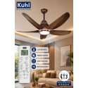 Kuhl Luxus C5 BLDC Ceiling Fan 1320 MM Teak Wood Kuhl Luxus C5 BLDC Ceiling Fan 1320 MM Teak Wood