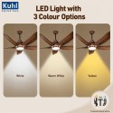 Kuhl Luxus C5 BLDC Ceiling Fan 1320 MM Teak Wood Kuhl Luxus C5 BLDC Ceiling Fan 1320 MM Teak Wood