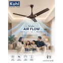 Khul Prima A3 Duo BLDC Ceiling Fan 1200MM Brown