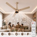 Polycab AeroFame BLDC Fan 1200MM Champange Gold