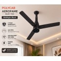Polycab AeroFame BLDC Fan 1200MM Midnight Black