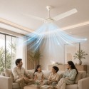 Bajaj Edge HS Ceiling Fan - White, 1200mm, 400 RPM