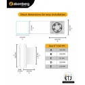 Atomberg Efficio Exhaust BLDC Fan 150mm Gloss White Atomberg Efficio Exhaust BLDC Fan 150mm Gloss White