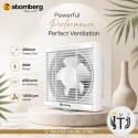 Atomberg Efficio Exhaust BLDC Fan 200mm Gloss White Atomberg Efficio Exhaust BLDC Fan 200mm Gloss White