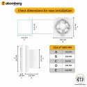 Atomberg Efficio Exhaust BLDC Fan 200mm Gloss White Atomberg Efficio Exhaust BLDC Fan 200mm Gloss White