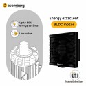 Atomberg Efficio Exhaust BLDC Fan 200mm Gloss Black Atomberg Efficio Exhaust BLDC Fan 200mm Gloss Black