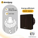 Atomberg Studio Exhaust BLDC Fan 150mm Gloss Brown Atomberg Studio Exhaust BLDC Fan 150mm Gloss Brown