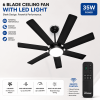 Prince mysore  BLDC ceiling fan with led light, 6 Blade