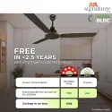 RR Signature Effaire BLDC ceiling fan - 30 watt, 1200mm with 5 Year Warranty RR Signature Effaire BLDC ceiling fan - 30 watt, 1200mm with 5 Year Warranty