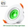 MITJ 3W Conceal Lens Deep LED Light | Green