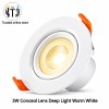 MITJ 3W Conceal Lens Deep LED Light | Warm White