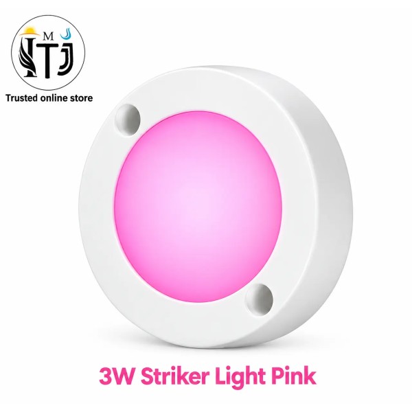 MITJ 3 Watt Striker Pink LED Light