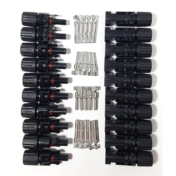 MC4 Connector for solar Panel - Pack of 10