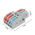 2 to 4 out Quick wire Connector - Pack of 4 2 to 4 out Quick wire Connector - Pack of 4