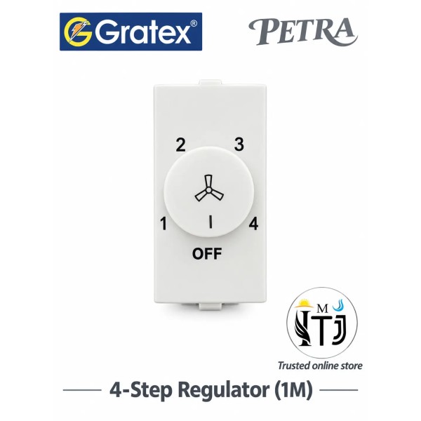 Gratex Petra 4 Step Regulator 1M| White