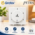 Gratex Petra 5 Step Regulator 2M| White Gratex Petra 5 Step Regulator 2M| White