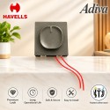 Havells Adiva 5 Step Fan Regulator 2M | Grey Havells Adiva 5 Step Fan Regulator 2M | Grey