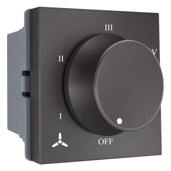 Havells Reo Elegant - 2M Fan Regulator, Graphite grey - AHRRFXG005