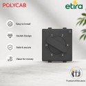 Polycab Etira Fan Regulator, 2M - Mag. Grey