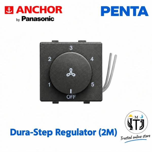 Anchor Penta Fan Regulator - 2M, Graphite Black (65302B)