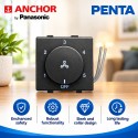 Anchor Penta Fan Regulator - 2M, Graphite Black (65302B) Anchor Penta Fan Regulator - 2M, Graphite Black (65302B)