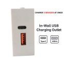 Modular USB Charging Socket A+C | 2.4 Amp Modular USB Charging Socket A+C | 2.4 Amp