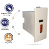 Modular USB Charging Socket A+C | 2.4  Amp 