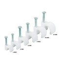 Cable Clips with Metal Nail for Wall Wiring, Cable Management, Wire Organizer, Wire Cable Cord Clip Tie Strap Holder