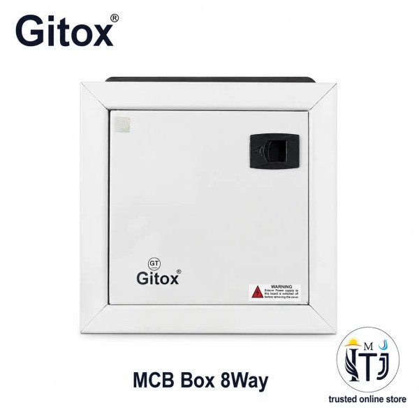 Gitox 8 Way MCB Box - Reliable Electrical Solution
