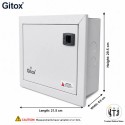 Gitox 12 Way MCB Box - Reliable Electrical Solution
