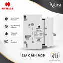 Havells Adiva 32A Mini MCB - (DHANCSPA032) Havells Adiva 32A Mini MCB - (DHANCSPA032)
