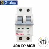 Gratex 40A DP MCB - Reliable Circuit Protection