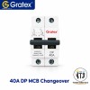 Gratex 40Amp DP  MCB Change over