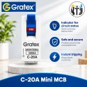 Gratex C-20A Mini MCB- Reliable Circuit Protection Gratex C-20A Mini MCB- Reliable Circuit Protection