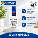 Gratex C-25A Mini MCB- Reliable Circuit Protection Gratex C-25A Mini MCB- Reliable Circuit Protection