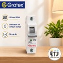 Gratex 16A SP MCB - Reliable Circuit Protection