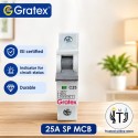 Gratex 25A SP MCB - Reliable Circuit Protection