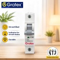 Gratex 32A SP MCB - Reliable Circuit Protection Gratex 32A SP MCB - Reliable Circuit Protection