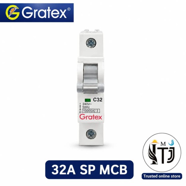 Gratex 32A SP MCB - Reliable Circuit Protection