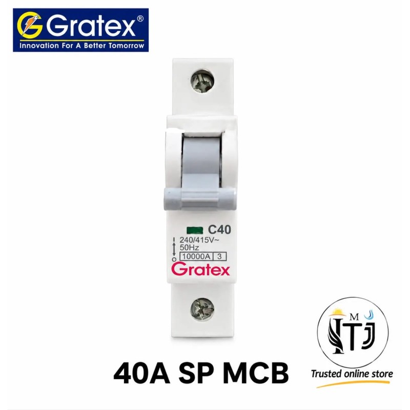 Gratex 40A SP MCB - Reliable Circuit Protection Gratex 40A SP MCB - Reliable Circuit Protection