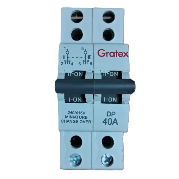 Gratex DP Change over MCB  switch, 40 Amp 