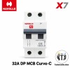 Havells [X7] 32A DP MCB | White | [DHMYCDPM032]