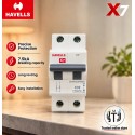 Havells [X7] 32A DP MCB | White | [DHMYCDPM032]