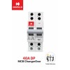 Havells Euro II 40A DP MCB Changeover | [DHMGODPXO40]